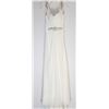 Image 1 : 89-WHITE EGYPTIAN STYLE GOWN. SMALL SIZE UNKNOWN
