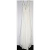Image 2 : 89-WHITE EGYPTIAN STYLE GOWN. SMALL SIZE UNKNOWN