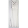 Image 2 : 113-ELEGANT FLOWER BEADED WAIST SIMPLE GOWN