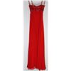 Image 2 : 138-RED BEADED BODICE GOWN SIZE 5/6