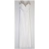 Image 1 : 157-WHITE ELEGANT, BEADED STRAP GOWN