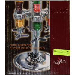 SIX BOTTLE LIQUOR DISPENSER IN BOX