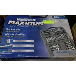 NEW MASTERCRAFT 106-PC SOCKET &