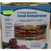 Image 1 : NEW HOME MAX 5 TRAY ELECTRIC FOOD DEHYDRATOR