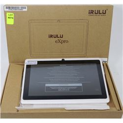 NEW IRULU ANDROID KITKAT 4.4 TABLET WITH DUAL CAMS