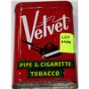 Image 1 : VINTAGE VELVET POCKET TOBACCO TIN