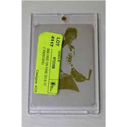 BOBBY ORR ONE ON ONE 2014-15 TRILOGY PRINTING