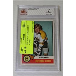 BOBBY ORR 1974-75 O-PEE-CHEE HOCKEY CARD