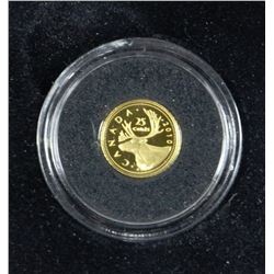 C.2010 FINE GOLD CARIBOU COIN