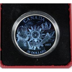A.2007 $20 COIN INTERNATIONAL POLAR YEAR PLASMA