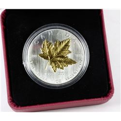 F.2008 1OZ SILVER MAPLE LEAF 20TH ANNIVERSARY COIN