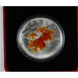 H.2007 1OZ COLORED MAPLE LEAF COIN