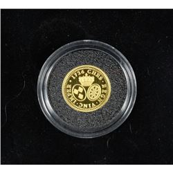 B.2007 FINE GOLD $1 LOUIS