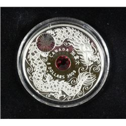 E.2009 $8 STERLING COIN MAPLE OF WISDOM