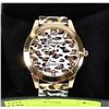 Image 1 : GENEVA WOMENS LEOPARD PRINTED WATCH