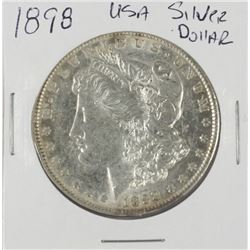 LL.1898 USA SILVER DOLLAR