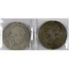 Image 1 : Y. LOT OF 2- 1819 SILVER CROWN COINS
