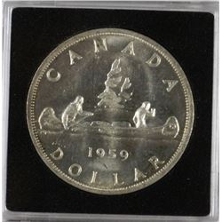 QQ.1959 CANADA SILVER DOLLAR