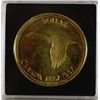 Image 1 : OO.1967 GOLD PLATED CANADA SILVER DOLLAR