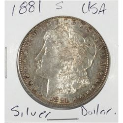 MM.1881 S USA SILVER DOLLAR