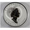 Image 1 : DD.2001  1OZ HOLOGRAM SILVER MAPLE LEAF $5