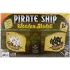 Image 1 : NEW PIRATE SHIP WOODEN MODEL, 85 REAL WOOD