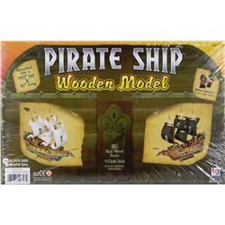 NEW PIRATE SHIP WOODEN MODEL, 85 REAL WOOD