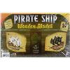 Image 1 : NEW PIRATE SHIP WOODEN MODEL, 85 REAL WOOD