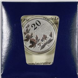 Q.2011 $20 FOR $20 SILVER MAPLE LEAF