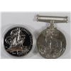 Image 1 : AA.WORLD WAR 2 MEDAL AND 2004 CANADA SILVER DOLLAR