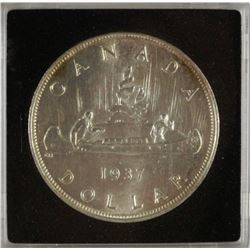 PP.1937 CANADA SILVER DOLLAR