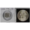 Image 1 : HHH.1906 UNC CANADA 5C SILVER & 1968 MEXICO 25C
