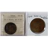 Image 1 : FFF.1842 BANK OF MONTREAL TOKEN&1832 NOVA SCOTIA