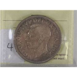 SS.1952 CANADA SILVER DOLLAR ICCS MS62