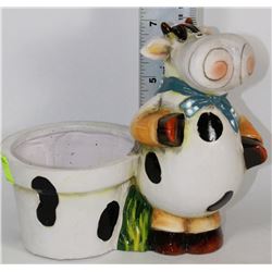 8" MINI COW PLANTER
