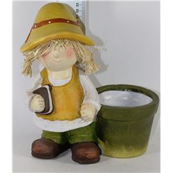 10 INCH SCARECROW PLANTER