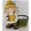 Image 1 : 10 INCH SCARECROW PLANTER