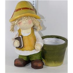10 INCH SCARECROW PLANTER