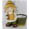 Image 1 : 10 INCH SCARECROW PLANTER