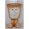 Image 1 : 7 INCH FACE ON FEET PLANTER