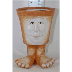 7 INCH FACE ON FEET PLANTER