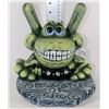 Image 1 : 10" BEWARE OF FROG GARDEN STATUE