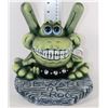 Image 1 : 10" BEWARE OF FROG GARDEN STATUE