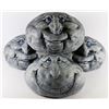 Image 1 : 7"W X 4"H STONY FACE FLOWER BED DÉCOR