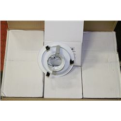 CASE OF 24 QL1419W 4" WHITE PINHOLE RECESSED