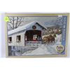 Image 1 : NEW 500PC WINTER SCENE PUZZLE