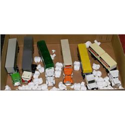 LOT OF 6 MATCHBOX TRUCK AND TRAILERS INCL.