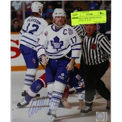 WENDEL CLARK SIGNED PHOTO WITH COA - 8" X 10"