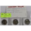 Image 1 : LOT OF 3 CANADIAN DOLLAR COINS INCL. WINNIPEG 100,