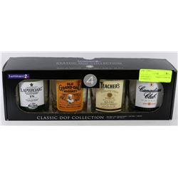 NEW PACK OF 4 WHISKEY TUMBLER GLASSES